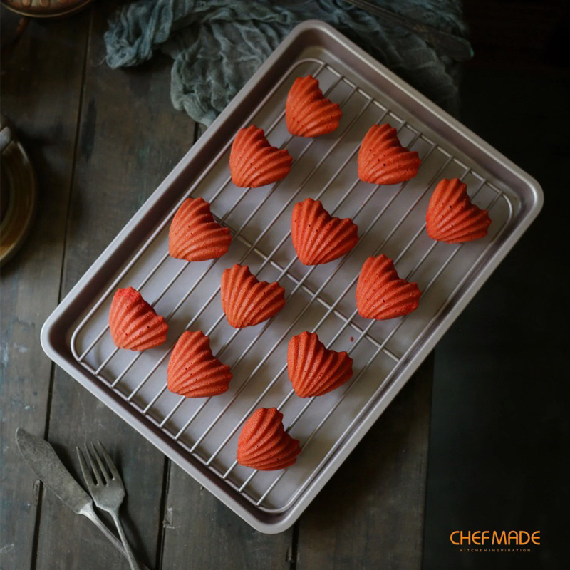 CHEFMADE ถาดอบขนม ถาดพักขนม ถาดรองอบคุ๊กกี้ ขนาด 13 15 17 นิ้ว แบรนด์ Chefmade