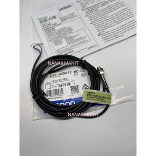 E2E-S05S12-WC-C2  MADE IN JAPAN หัวM5 3-Wire ระยะจับ 1.2mm ไฟ 10 to 30VDC 3สาย NPN-NC พร้อมส่งในไทย