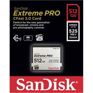 SanDisk 512GB Extreme Pro CFast 525MB/s