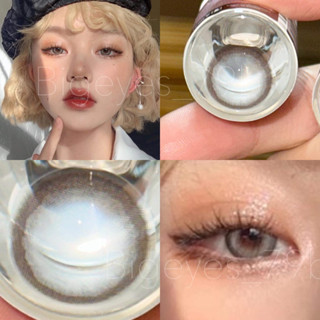 ✨ Gray ขนาดตาโต (Bigeyes) ☀️กรองแสง uv เลนส์แท้จดทะเบียนถูกต้อง ผ่านอย.ไทย บิ๊กอายสีเทา✔️