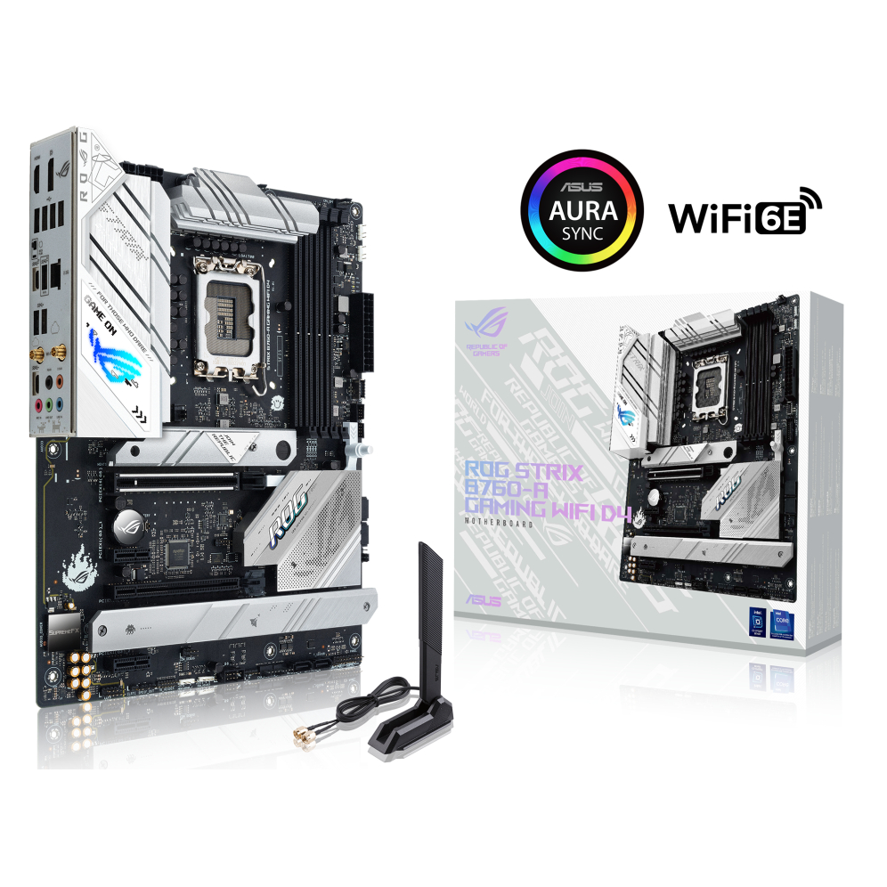 MAINBOARD (เมนบอร์ด) ASUS ROG STRIX B760-A GAMING WIFI D4 (DDR4) (SOCKET LGA 1700) (ATX)