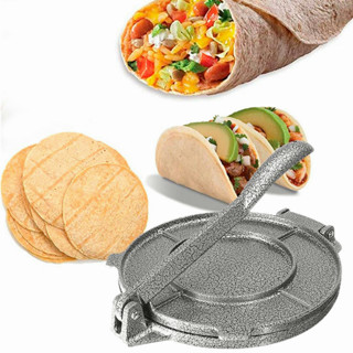 นิ้ว Tortilla อุปกรณ์เครื่องมือกดแป้งอลูมิเนียม
