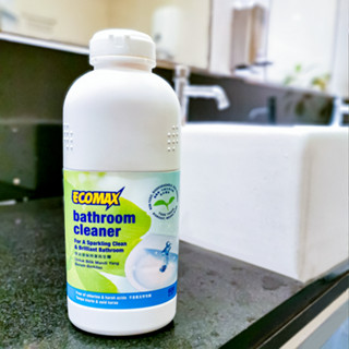 Ecomax Bathroom Cleaner น้ำยาทำความสะอาดห้องน้ำ น้ำยาล้างห้องน้ำสูตรเข้มข้น พลังการทำความสะอาดตามธรรมชาติของ #กรดซิตริก