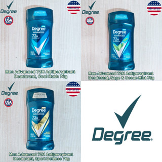 Degree® Men Advanced 72H Antiperspirant Deodorant 76g โรลออนสติ้กสำหรับผู้ชาย ระงับกลิ่นกาย