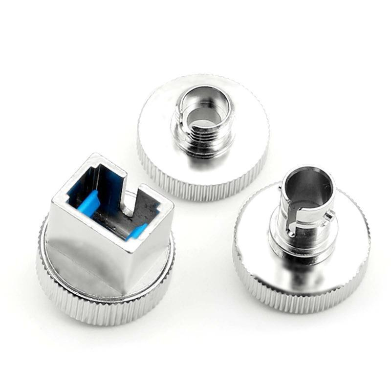 อะแดปเตอร์แปลง หัวเปลี่ยน New Optical Fiber  Connector Adapter SC / ST/ FC วัดค่าแสง