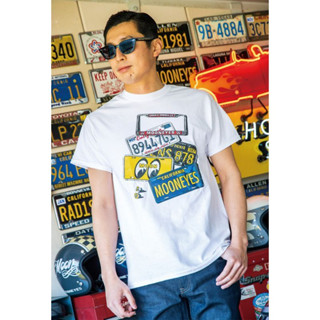 MOON License Plate T-shirt [TM838WH]