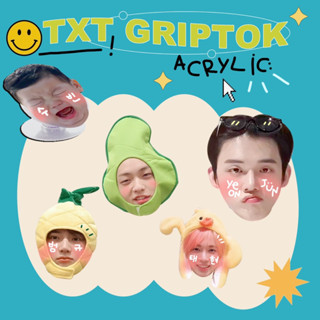 GTIPTOK TXT ACRYLIC กริ๊บต็อก กริ๊ปต็อก ที่ติดมือถือ ทีเร็กซ์