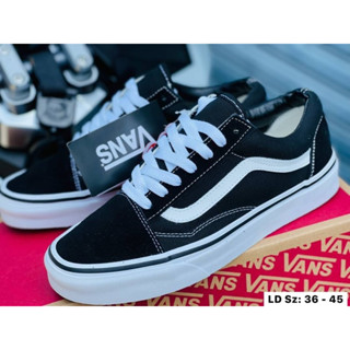 Vans old skool💯% รองเท้าผ้าใบแวนส์โอสคูลสีดำมี36-45