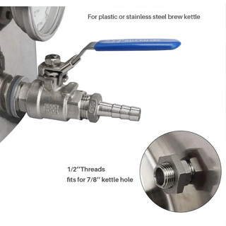 Ball Valve 1/2 Stainless Steel (บอลล์วาล์ว 1/2นิ้ว สแตนเลส)