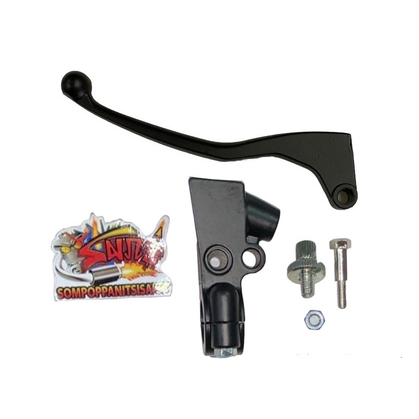 ชุดมือคลัทช์ (+ขาจับ+น็อต) แด๊ช/เทน่า/LS สีดำ เทียม(1ชุด5ชิ้น)