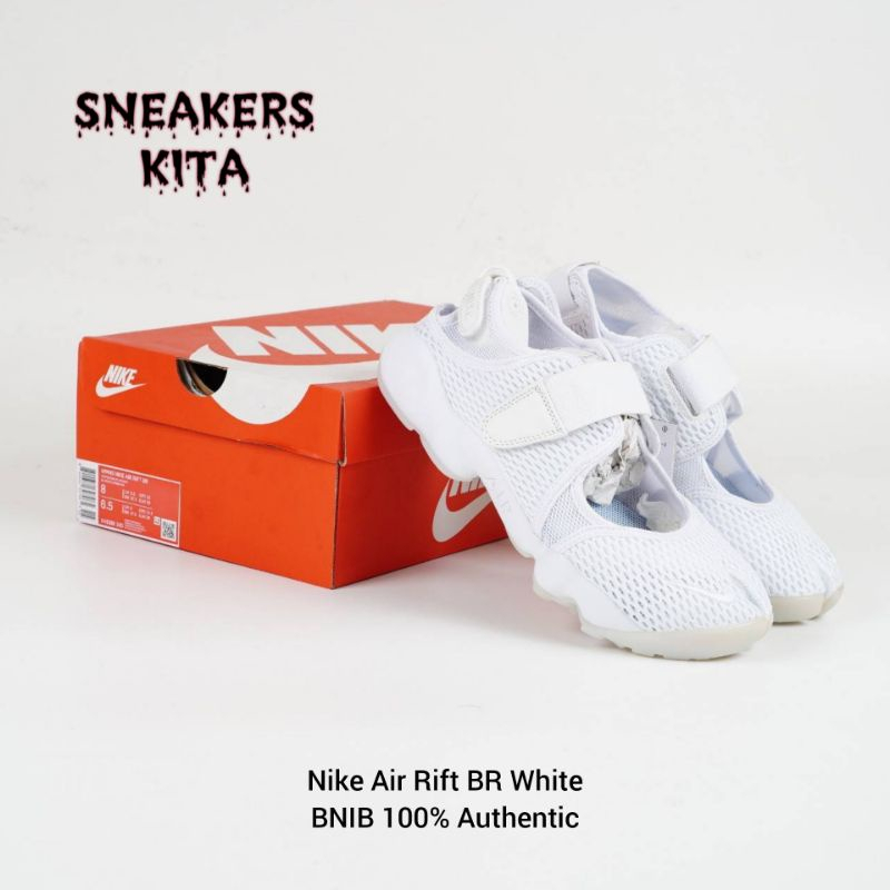 ของแท้ 100% Sandal Nike Air Rift BR White