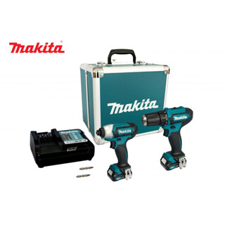 ชุดเครื่องมือไร้สาย MAKITA® รุ่น CLX228X1 (สว่านไร้สาย HP333DZ+ไขควงกระแทกไร้สาย TD110DZ)