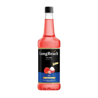 LongBeach Zero Calories Lychee Syrup ลองบีชไซรัปไม่มีแคลอรี่ลิ้นจี่ ขนาด 740ml.