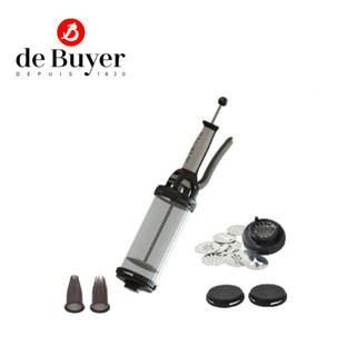 de Buyer 3358.00 Le Tube Pastry PressurePiston with 2 Nozzle