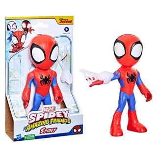 Marvel Spidey and His Amazing Friends Supersized Spidey 9-inch Action Figure, Preschool Super Hero Toy for Kids Ages 3+