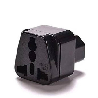 APC Black Adapter PLUG- IEC 320 C14 to Universal Female สายไฟAC