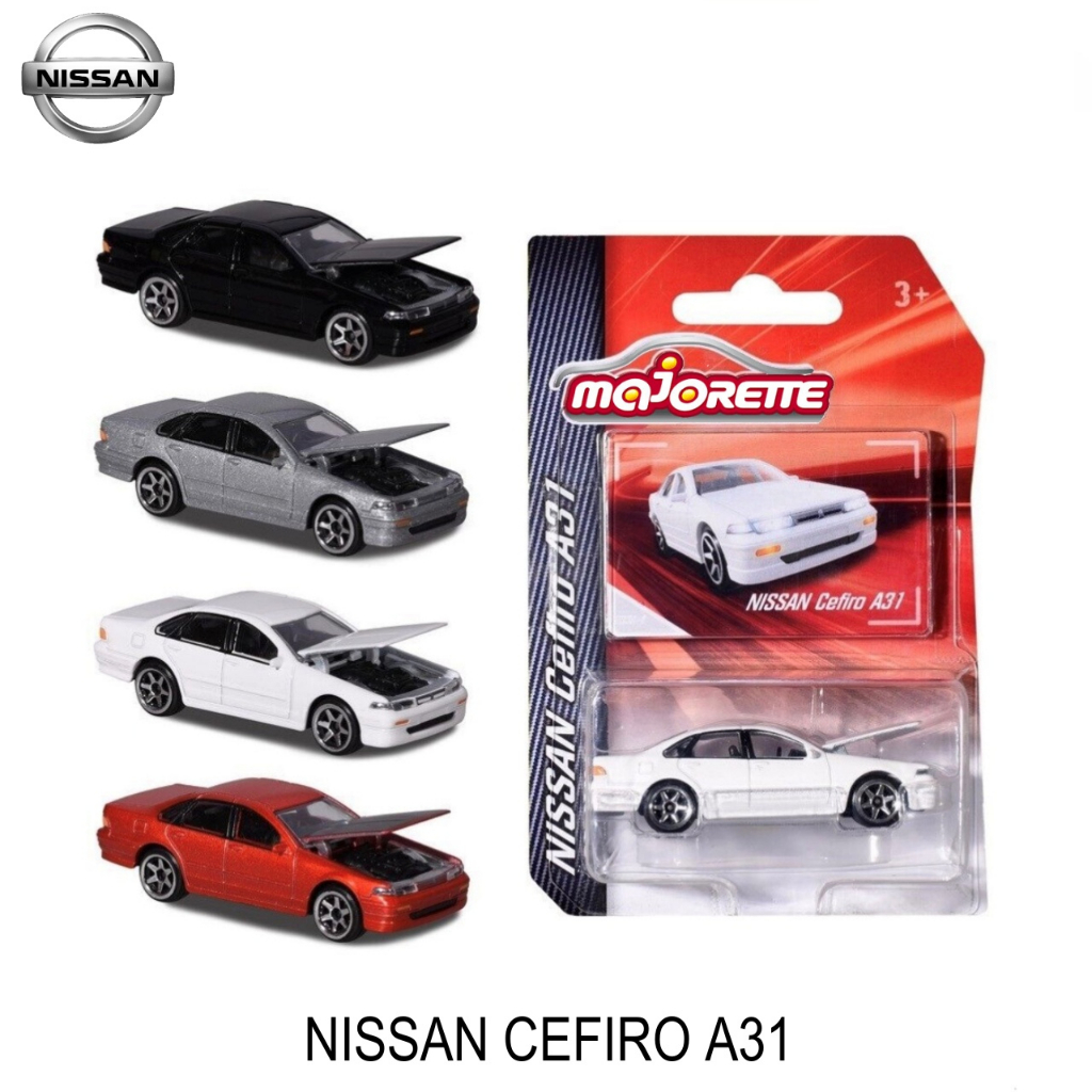 โมเดลรถเหล็ก NISSAN Cefiro A31 ลิขสิทธิ์แท้100% สเกล1/64  งาน Majorette MJ MJ53052ST5 #