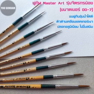 พู่กันหัวกลม Master Art รุ่นจิตรกรน้อย มีให้เลือกขนาดเบอร์ 00 ถึงเบอร์ 7 (ราคาต่อ 1 ด้าม)