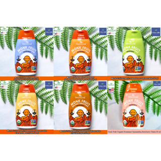 SweetLeaf - Monk Fruit Organic Sweetener Squeezable 50 ml สารให้ความหวานแทนน้ำตาล ออร์แกนนิค แบบน้ำ ผสมน้ำ 5 รสชาติ