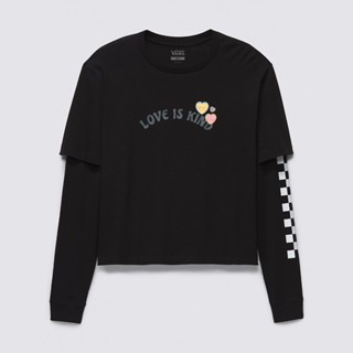 [ของแท้ ส่งฟรี จากไทย] VANS LOVE IS KIND TWOFER - BLACK