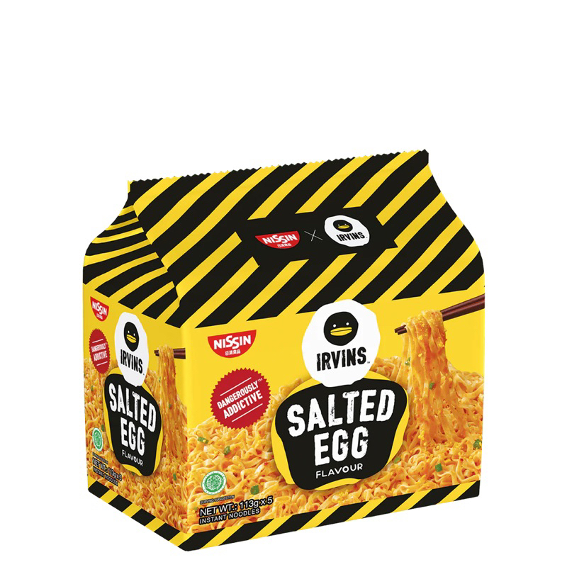 แบ่งขาย! Nissin Irvins Salted Egg Noodles นิชชินเออวินส์ บะหมี่กึ่งสำเร็จรูปรสไข่เค็ม มาม่ารสไข่เค็ม