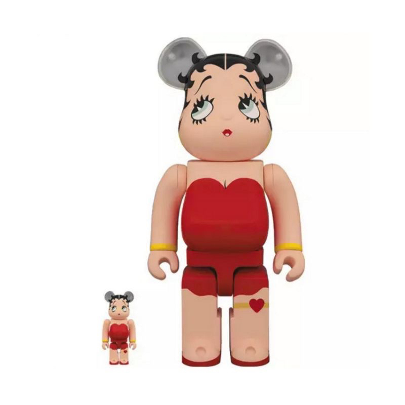 Be@rbrick​ 400​% + 100% Betty​ Boop​ red