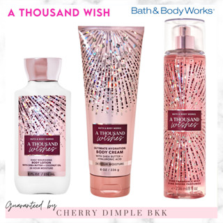 🍒ของแท้·ส่งไว·ถูก🍒BATH AND BODY WORKS กลิ่นฮิต A THOUSAND WISHES bath and bodyworks ครีมอาบน้ํา