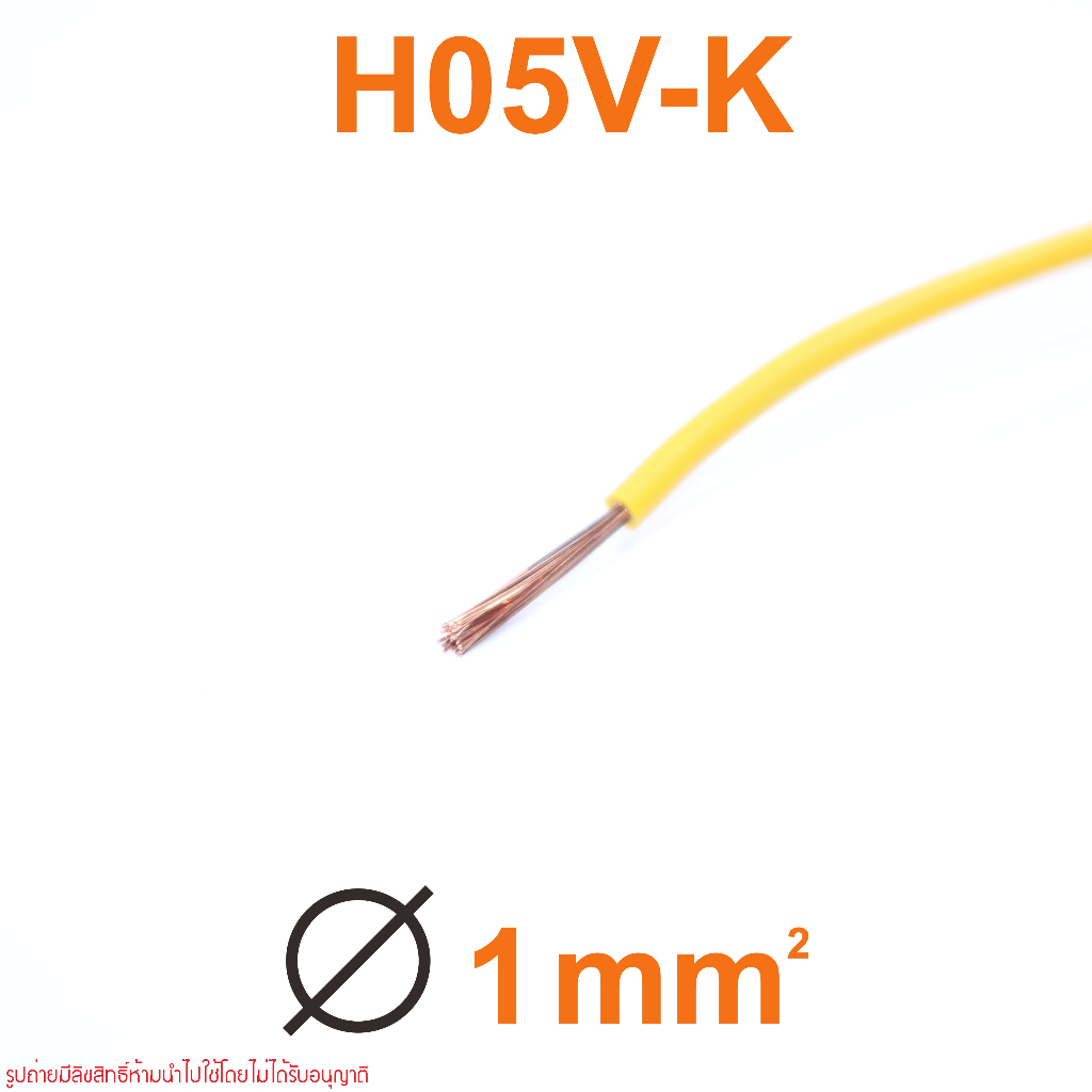 สายไฟ H05V-K สายคอนโทรล H05V-K 1x1 H05V-K เบอร์1 สายคอนโทรลเยอรมันH05V-K สายเยอรมันH05V-K