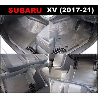 ยางปูพื้นรถยนต์ SUBARU XV ปี2017-22 ลายกระดุมเม็ดเล็กpvc เข้ารูป ตรงรุ่นรถ