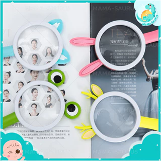 🎀พร้อมส่งในไทย🎀MS แว่นขยาย แว่นขยายอ่านหนังสือ 75 mm พกพาสะดวก จับถนัดมือ ลายน่ารัก สำหรับเด็กๆ กิจกรรมกลางแจ้ง