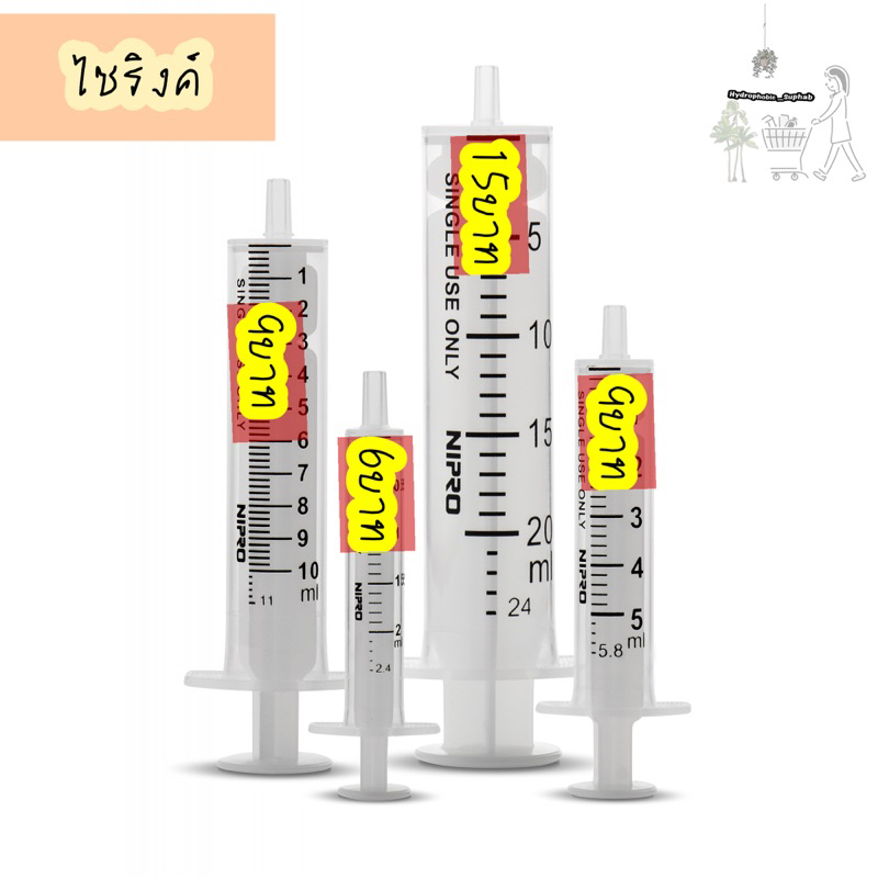 ไซริงค์NIPROหลายขนาด