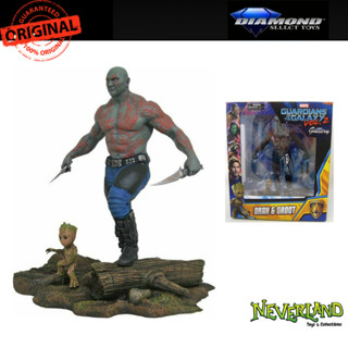 Diamond Select Drax &amp; Baby Groot GOTG Marvel Gallery Statue