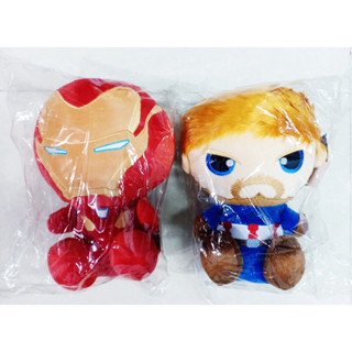 ตุ๊กตาผ้า กัปตันอเมริกาและ ไอออนแมน Captain America IronMan Dolls ขนาด 10 นิ้ว ของแท้ ลิขสิทธิ์