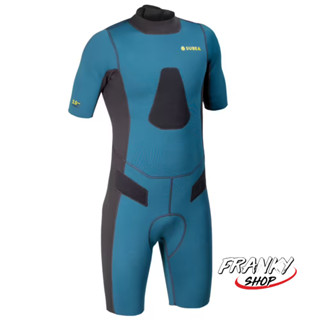 เวทสูทนีโอพรีนขาสั้นสำหรับการดำน้ำยิงปลา Mens Spearfishing Shorty Wetsuit 2.5mm neoprene