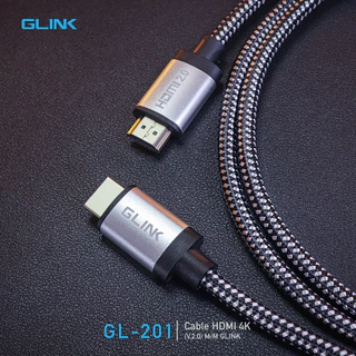 ⚡️สายของแท้⚡️ HDTV 4K GLINK 2.0 (GL-201) ยาว1.8M/3M/5M/10M/15M คุณภาพดี 4K Ultra HD Resolution GL201