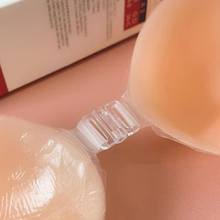 GE35สติ๊กเกอร์บราซิลิโคนหนา (ไม่มีกล่อง) ไม่มีสายรัดไหล่ บราปีก100%ติดแน่นชุดชั้นใน อกชิดกระชับ เนียนกับผิว