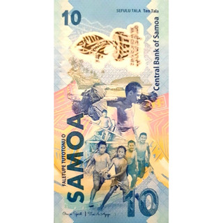 Samoa 10 Tala 2019 Polymer  XVI Pacific Games in Samoa