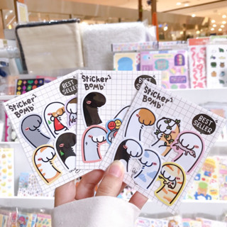 🐾 “ Sticker Bomb!! “ Sticker Pack Cat paw สติ๊กเกอร์ อุ้งเท้าน้องเหมียวน้อยสุดน่ารัก งานสติกเกอร์ by Paeristar Factory