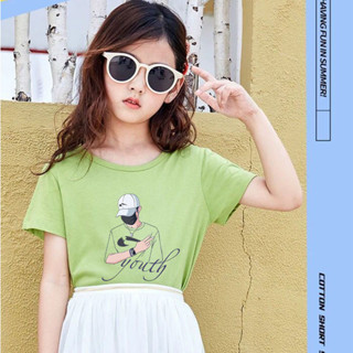 K-2300-SHORT 3สี เสื้อยืดเด็ก เสื้อเด็กน่ารัก เสื้อเด็กราคาปลีก-ส่ง