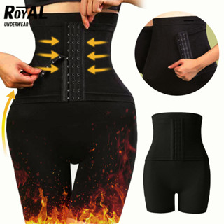 Roylunderwearกางเกงเก็บพุง แบบตะขอหน้า กางเกงกระชับต้นขา กางเกงในเอวสูง กางเกงเก็บหน้าท้อง ชุดกระชับสัดส่วน BBA102