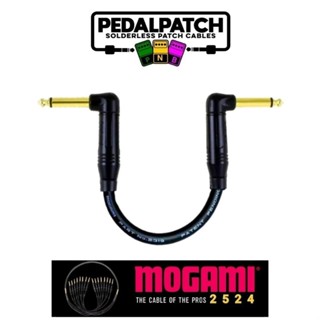 สายพ่วงเอฟเฟค PNB PATCH CABLE รุ่น BLACK RIGHT ANGLE  ใช้สาย MOGAMI 2524 เลือกความยาวได้