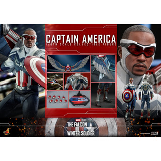 *ออกใบกำกับภาษีได้*  Hot Toys TMS040 1/6 The Falcon and the Winter Soldier - Captain Amer