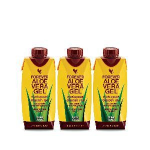 ALOE VERA GEL 330ML - 3 PACK น้ำว่านหางจระเข้ขนาด330มล.  (บรรจุ3ขวด/แพ็ค)