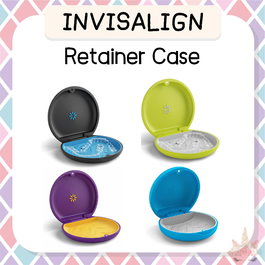 *พร้อมส่ง/ของแท้‼️* มีสีใหม่จ้า Invisalign Aligner and Retainer Case กล่องใส่รีเทนเนอร์