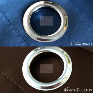 KACEE ผ้าม่านสำเร็จรูป ม่านห่วงตาไก่ รหัส USA (1 ผืน)
