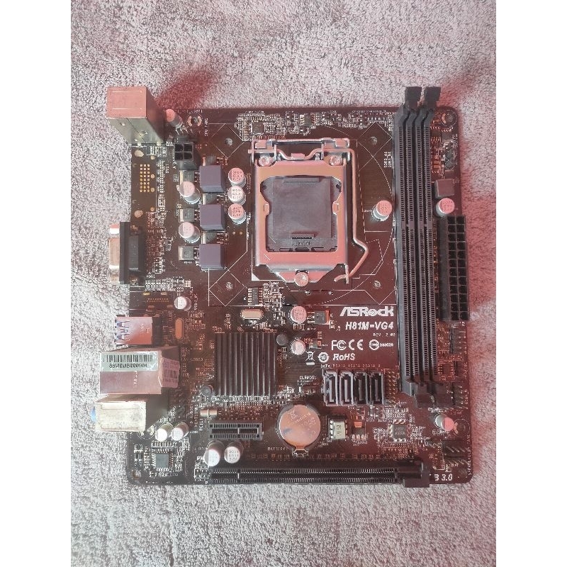 เมนบอร์ด MB asrock H81M-VG4 (socket 1150) gen4