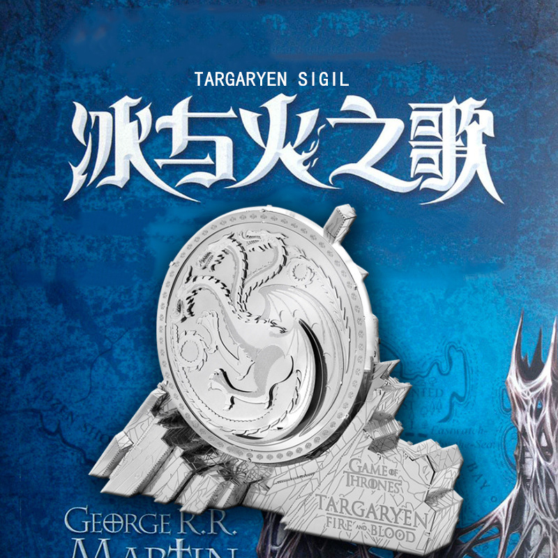 3D METAL MODEL KIT โมเดล3D Metal โมเดลHarry Potter Game of Thrones movie - รูปที่ 3