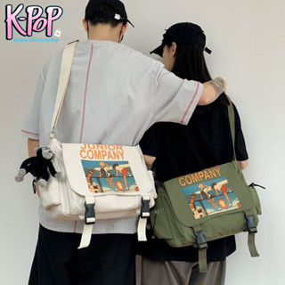 KOREA(KR1742) กระเป๋าสะพายข้างใส่หนังสือได้ DYG