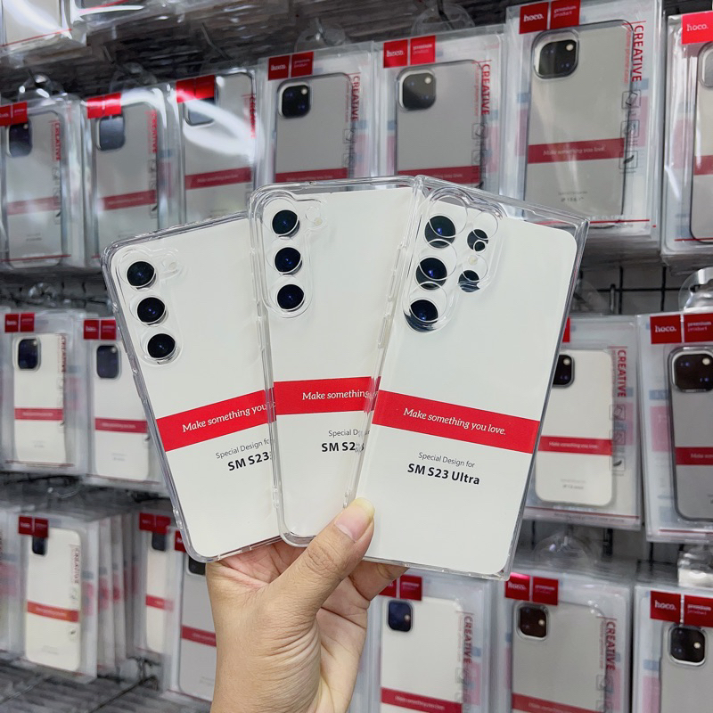 Hoco เคสใส สีทึบ Samsung S23 Ultra/ S23plus/ S23 สินค้าพร้อมส่ง S23Ultre S23plus S22Ultra S22plus Note9 Note8 S10plus S9