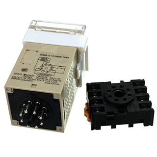 ออกใบกำกับภาษีได้ DH48S-S 220V Digital Timer Relay สลับเปิด-ปิด 2ช่วงเวลานับวนๆ DH48 นาฬิกาตั้งเวลา